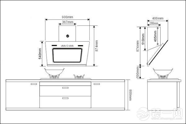 深圳装修网小编一起来看看抽油烟机安装高度是怎样的吧!